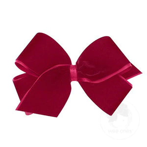 wee ones -  Classic Velvet Bow