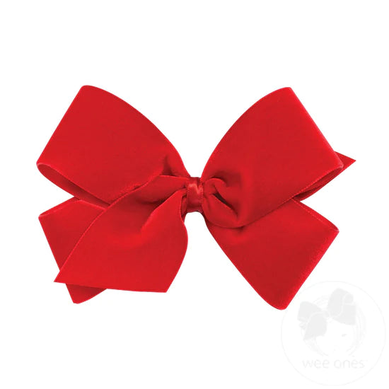 wee ones - Small King Classic Velvet Bow