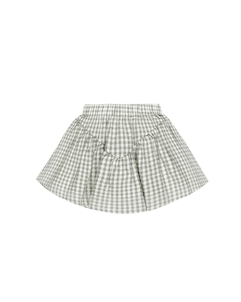 Rylee & Cru - Eucalyptus Gingham Sparrow Skirt