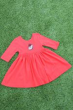 Game Day - Georgia Twirl Dress