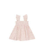 Quincy Mae - Pink Blossom Smocked Jersey Dress