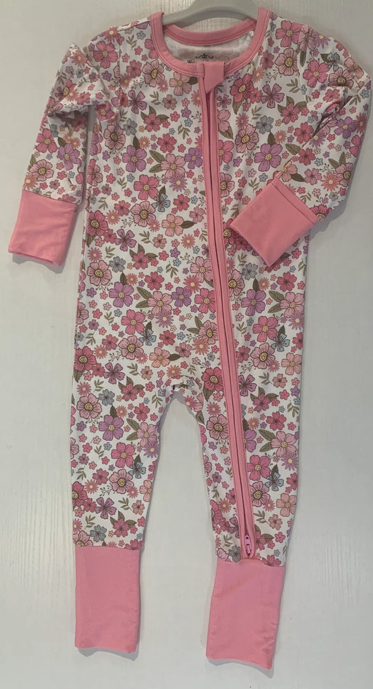 
            
                Load image into Gallery viewer, Weisinger Designs - Pink Paisley Converter Romper
            
        