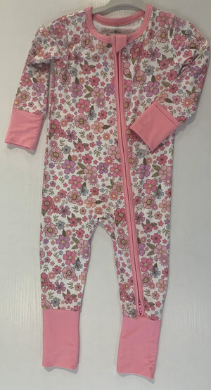 Weisinger Designs - Pink Paisley Converter Romper