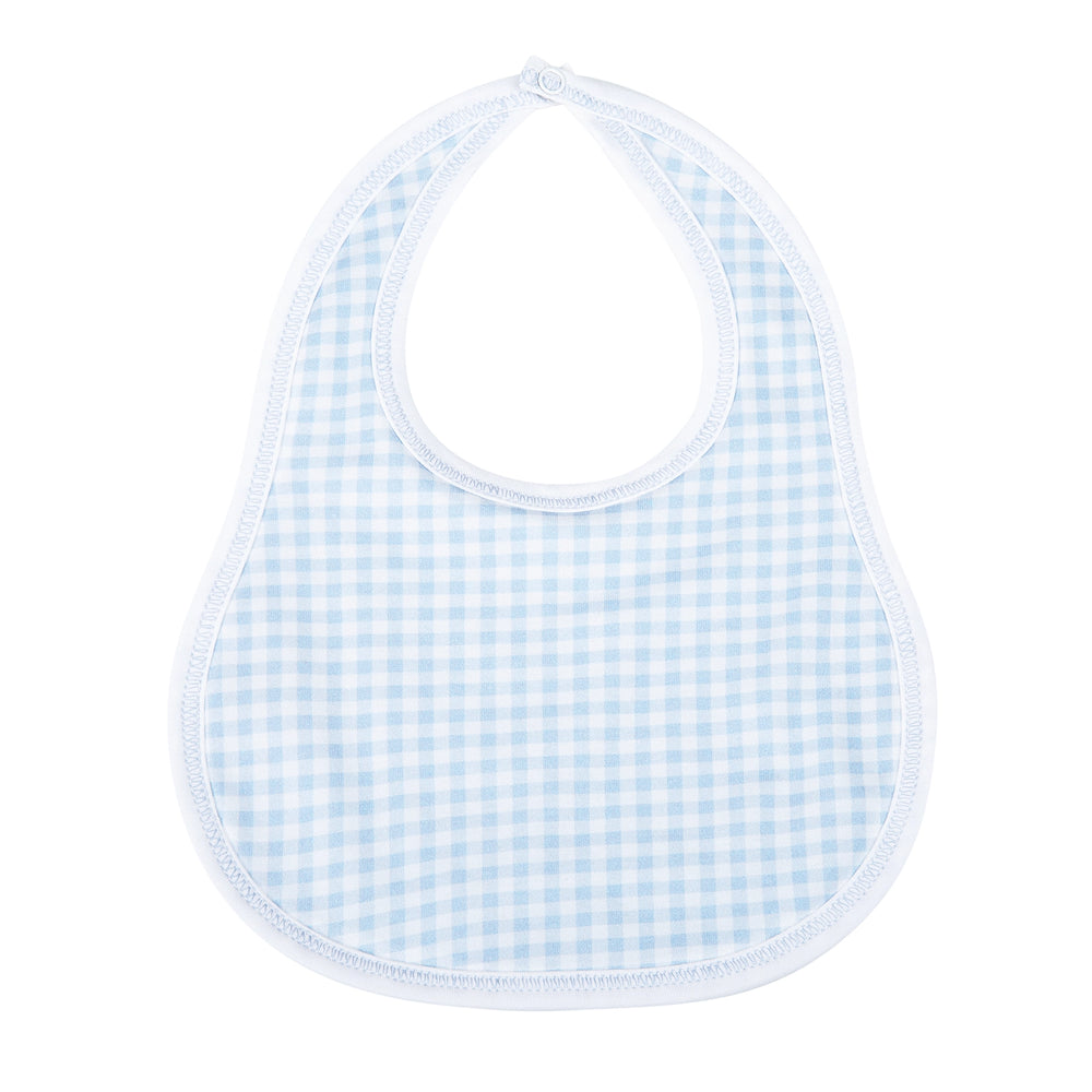 Magnolia Baby - Peek-A-Boo Wishes Light Blue Bib