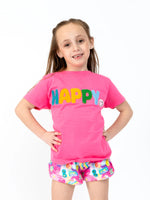 Preppy Goose - Happy Graphic Short Sleeve Tee