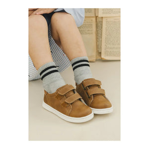 L'AMOUR - Kyle Double Velcro Sneaker Chestnut