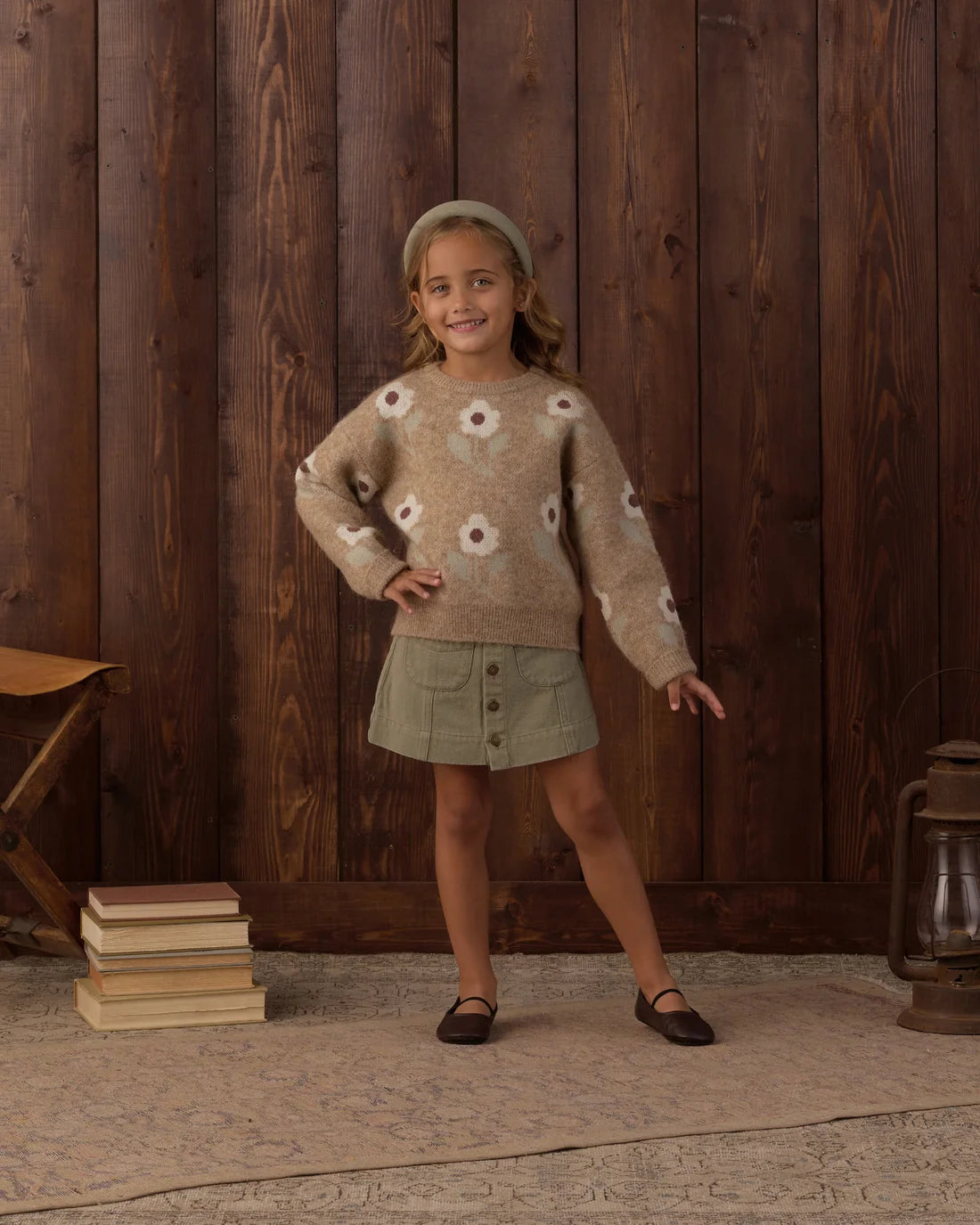 Fawn Flower Aspen Sweater