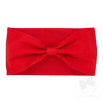 wee ones - Red Nylon Baby Band with Wrap - ADD YOUR BOW