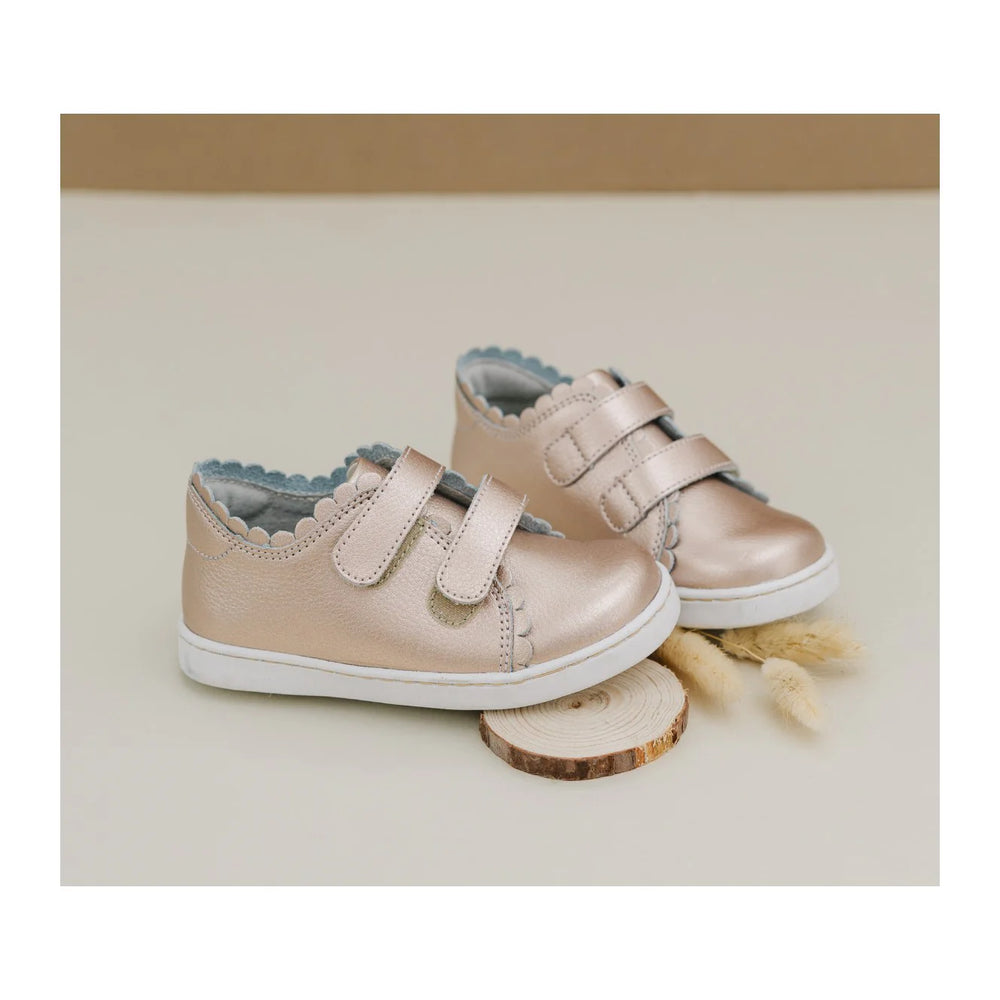 L'AMOUR - Caroline Scalloped Sneaker Rosegold