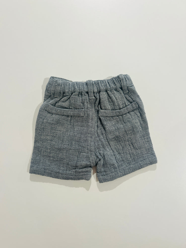 
            
                Load image into Gallery viewer, Me &amp;amp; Henry - Crew Dark Grey Gauze Shorts
            
        