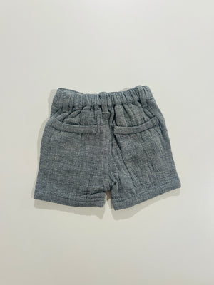 Me & Henry - Crew Dark Grey Gauze Shorts
