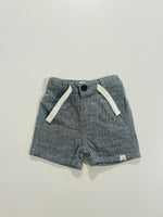 Me & Henry - Crew Dark Grey Gauze Shorts