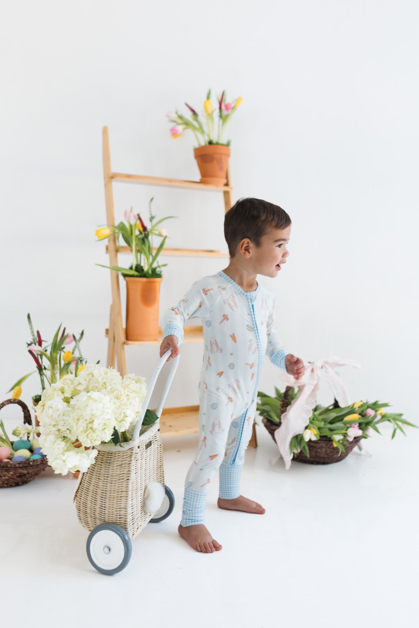 Oliver Rabbit Zipper Romper