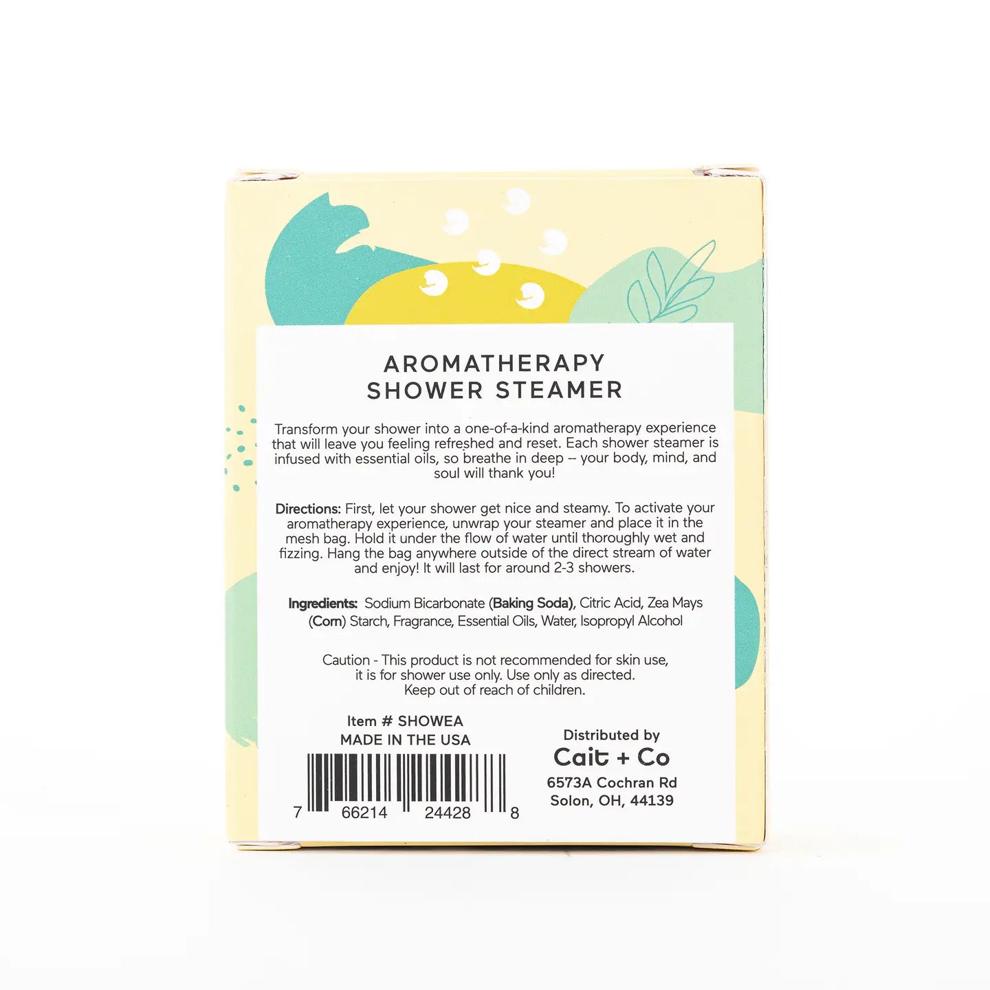 Cait + Co - Luxe Eucalyptus + Aloe Shower Steamer Fizzy Bomb