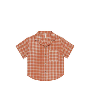 Rylee & Cru - Poppy Check Lapel Collared Shirt