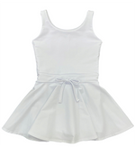 James & Lottie - White Athleisure Tennis Dress w/ Tie BE