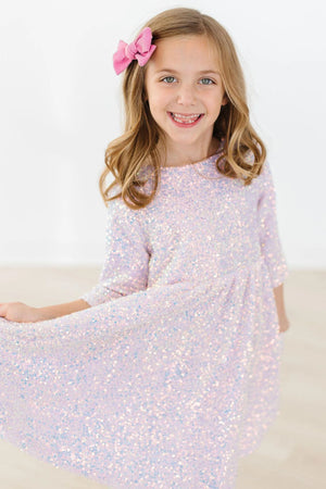 Mila & Rose - Lavender Sequin Dress