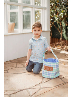 Easter Basket - Easter Plaid