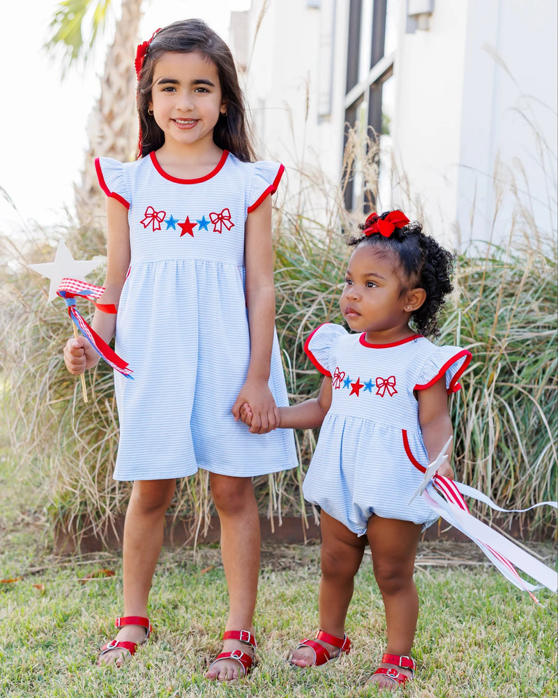 
            
                Load image into Gallery viewer, Jellybean - Stars, Stripes, and Bows Bubble
            
        