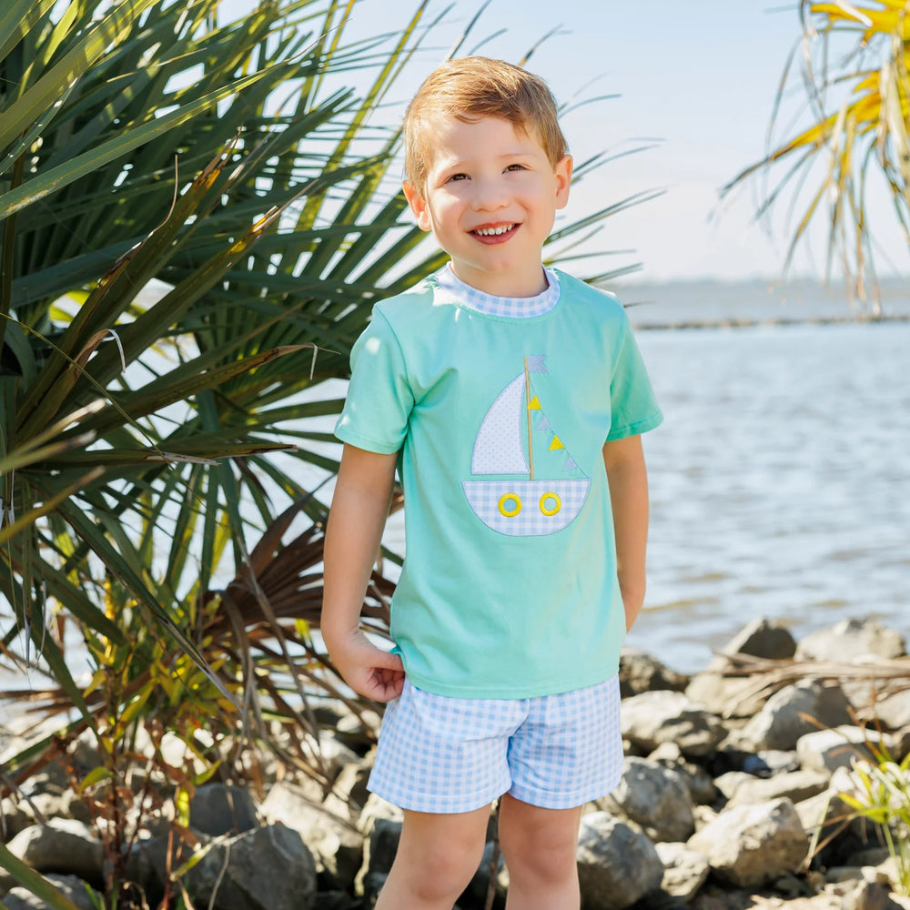 
            
                Load image into Gallery viewer, Jellybean - Sailboat Short Set
            
        