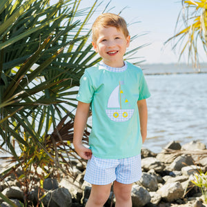 Jellybean - Sailboat Short Set