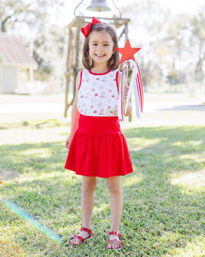 Jellybean - Fireworks and Freedom Bow Back Skort Set