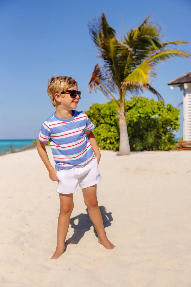 
            
                Load image into Gallery viewer, The Beaufort Bonnet Company - Carter Crewneck - Barbados/RichmondRed/ White Stripe/WAW
            
        
