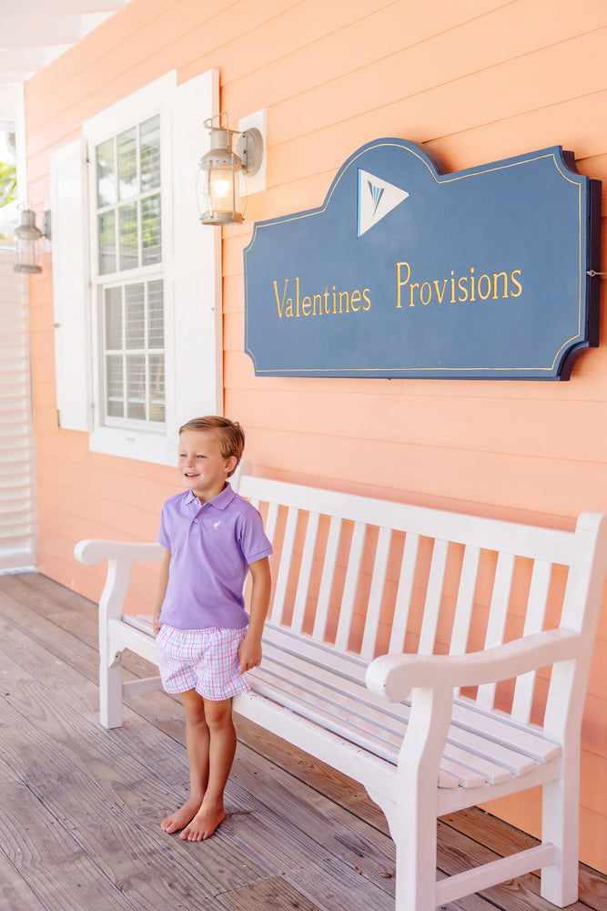 The Beaufort Bonnet Company - Palisades Purple Prim & Proper Polo