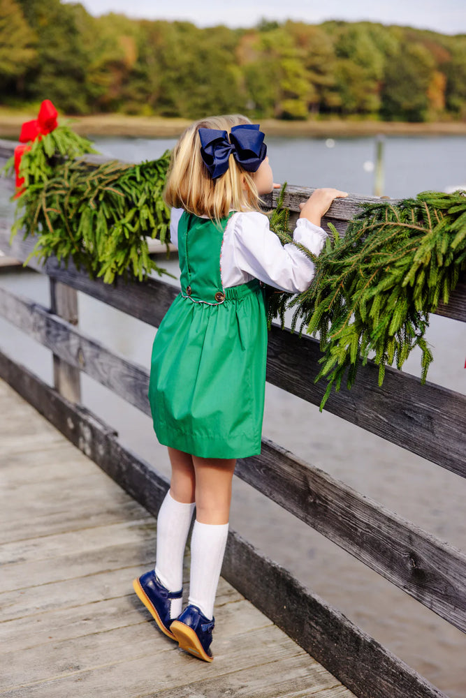 The Beaufort Bonnet Company  -Brady Button In Dress Kiawah Kelly Green Merritt Park Plaid