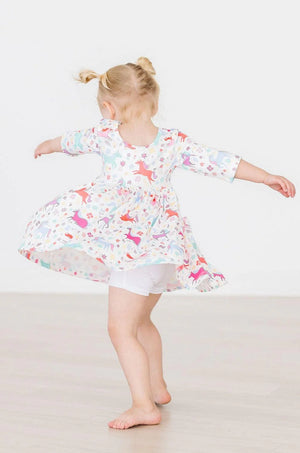 Mila & Rose - White Twirl Shorts