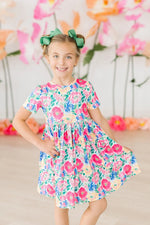 Mila & Rose - Wildflower Wishes S/S Pocket Twirl Dress