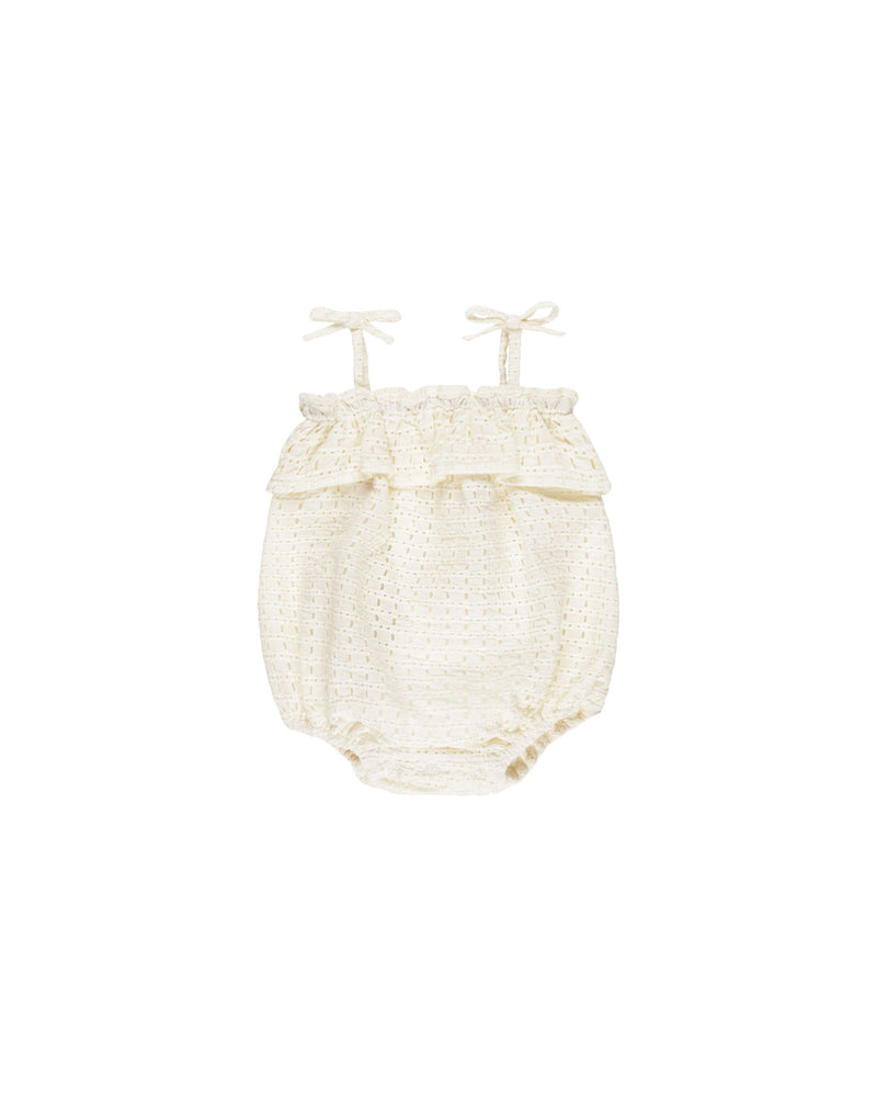 Rylee & Cru - Ivory Ruffle Romper