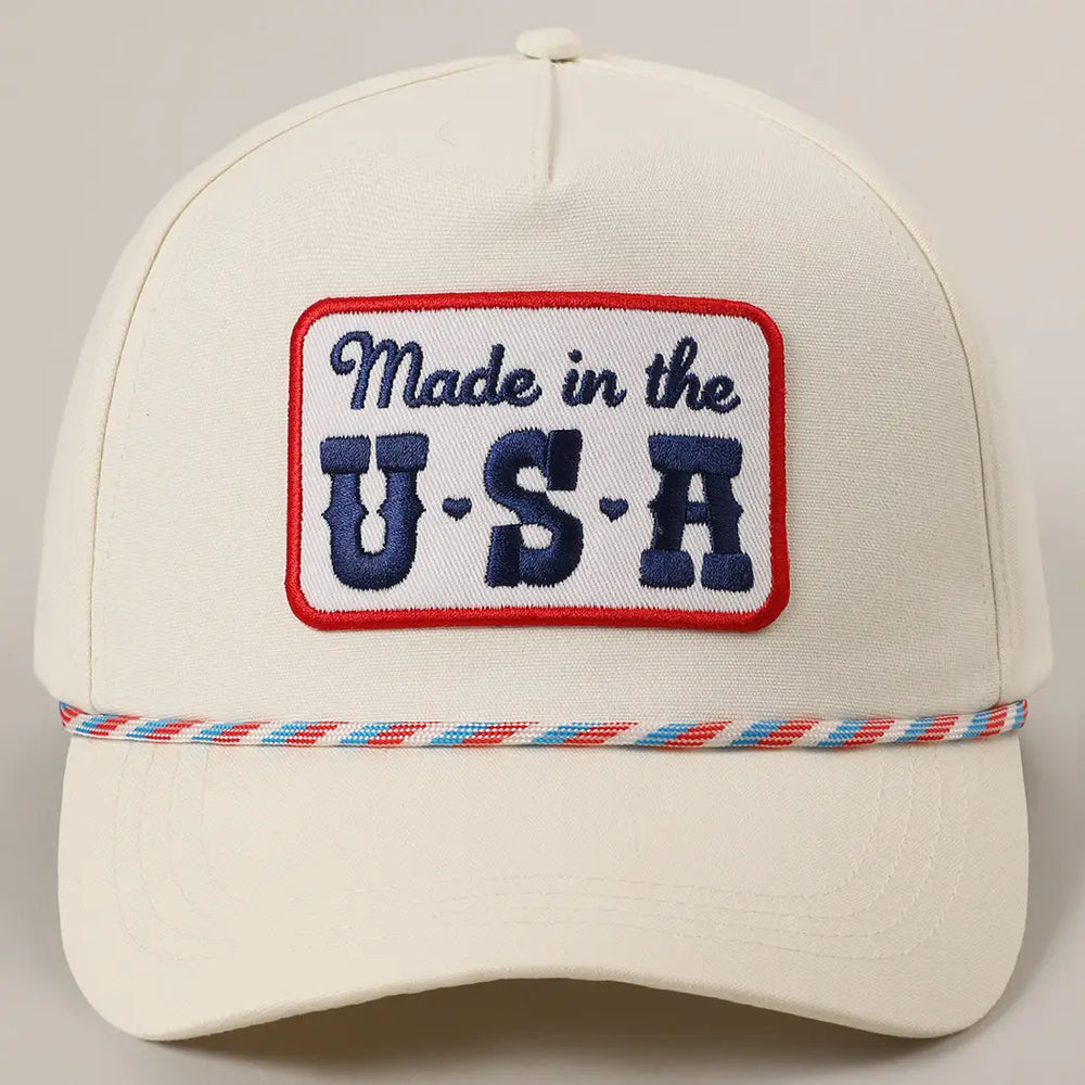 Women's Made in the USA Embroidery Patch Trucker Hat