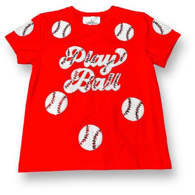 Belle Cher - Red Play Ball Shirt