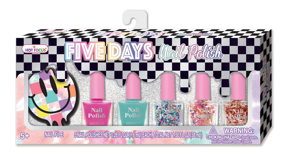 Hot Focus - Five Days Nail Polish Cool Vibes