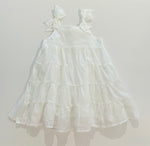 doe a dear - White Tie Shoulder Dress
