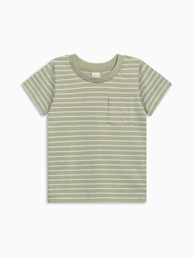 Organic Kids Striped Everest Tee