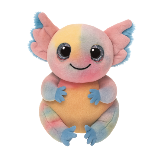 Loxie plush toy by Ty, featuring soft pink fur with embroidered eyes and a cute expression, ideal for cuddling and play.