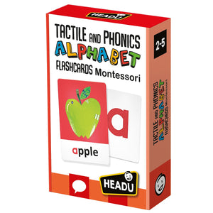 Headu - Montessori Flashcards Tactile and Phonics Alphabet