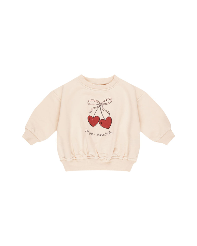 Quincy Made - Relaxed Fleece Sweatshirt || Mon Amour