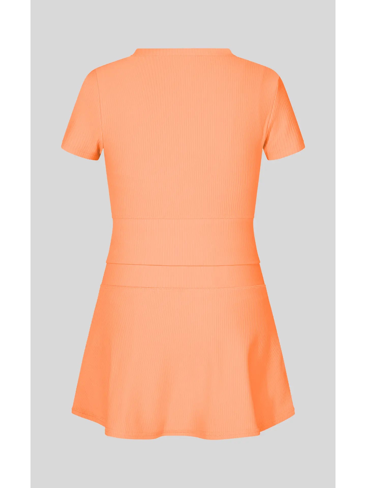 Desert Flower Rib Marie Crossover Top and Skort Set