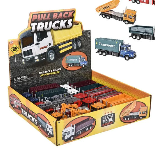 6" Diecast Pull Back Truck
