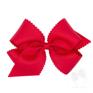 wee ones - Grosgrain Scalloped Edge Girls Hair Bow