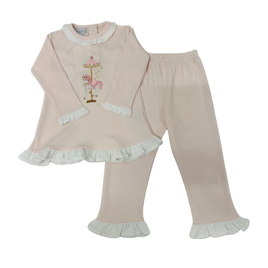Squiggles - Pink Go Round Patty Set w/ Ruffles