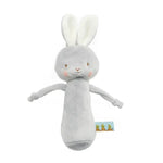 Bunnies By the Bay - Friendly Chime Rattle - Gray Bunny