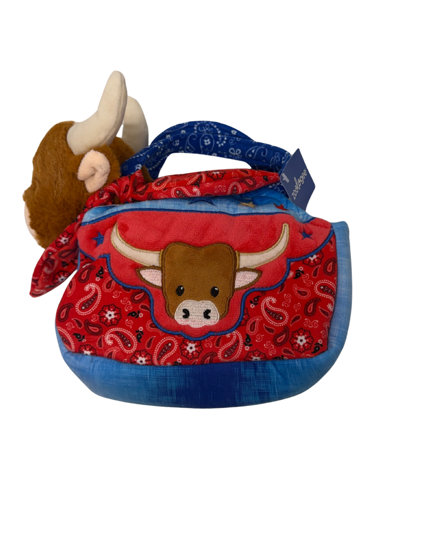 Zoologee Longhorn Bag with leather strap and detailed stitching, featuring a spacious design and western-inspired style.