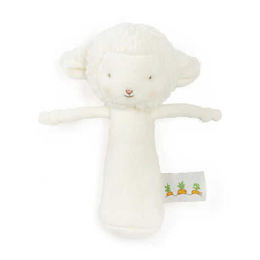 White Lamb Friendly Chime Rattle