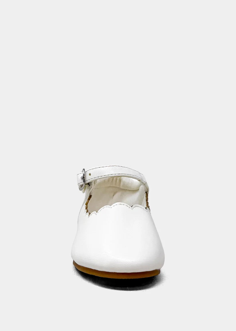 Mini white Agatha handbag by Shushop, featuring a compact design with a sleek, minimalist look and elegant white finish.