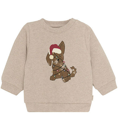 minymo - Santa Puppy LS Crewneck