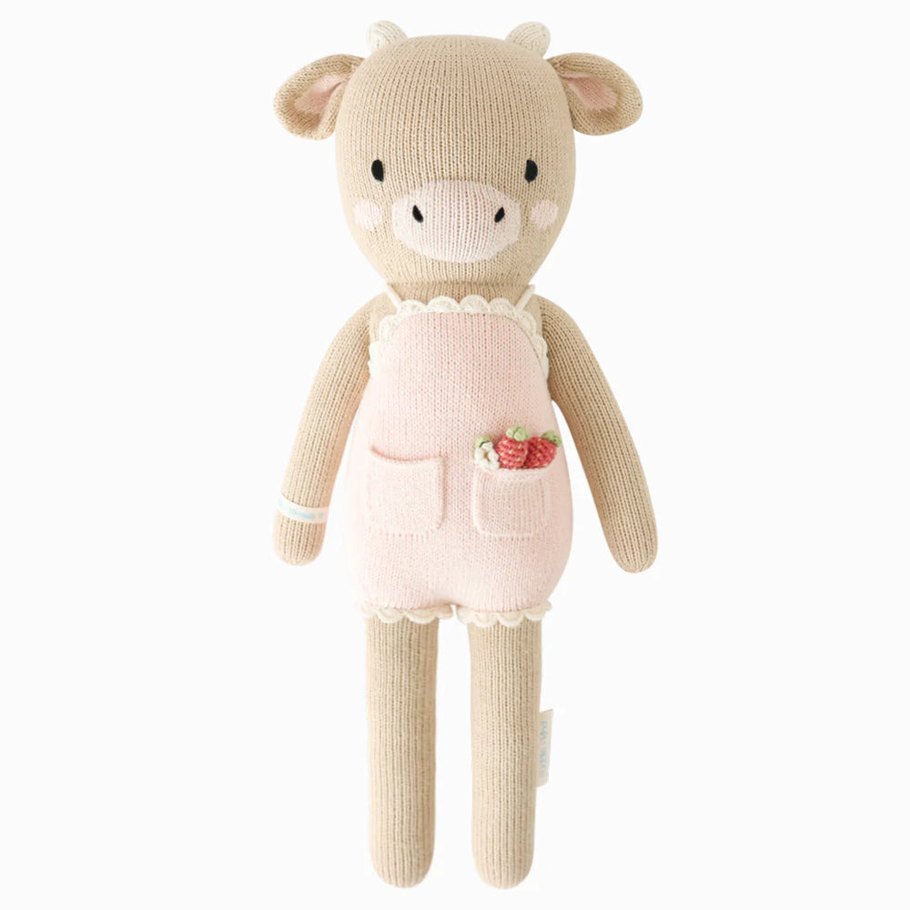 cuddle + kind - Ava the Cow Powder Pink